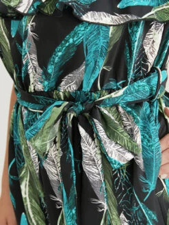 Tropical Cold Shoulder Pocket Belted Ruffle Trim Jumpsuit 17 Tropical Cold Shoulder Pocket Belted Ruffle Trim Jumpsuit -Bloomchic Shop 381026673 jr 6f37f955 ab53 4c18 a73e eb064207bd23