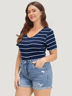 Striped Contrast Patchwork Crew Neck Bodysuit 17 Striped Contrast Patchwork Crew Neck Bodysuit -Bloomchic Shop 381259693 cq 8632b308 d635 4ed4 8059 acc0ae5ae715