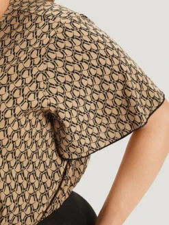 Graphic Print Surplice Neck Ruffle Sleeve Bodysuit 18 Graphic Print Surplice Neck Ruffle Sleeve Bodysuit -Bloomchic Shop 381328530 wn