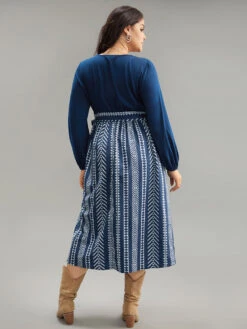 Bandana Striped Patchwork Pocket Belted Dress -Bloomchic Shop 38949347 xe 9aaeed51 7e79 4b13 895f ef6765d49e1c