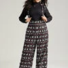 Christmas Elk Print Elastic Waist Knot Jumpsuit -Bloomchic Shop 390954887 kb 522d6f1c 2f09 4459 9aa8 df426d5ac89e