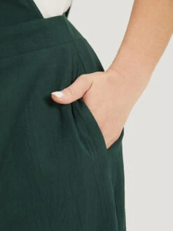 Solid Button Detail Pocket Adjustable Straps Cami Jumpsuit -Bloomchic Shop 393202455 ct