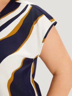 Water Ripple Surplice Neck Dolman Sleeve Bodysuit -Bloomchic Shop 395419786 iw