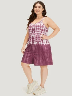 Tie Dye Pocket Adjustable Straps Cami Jumpsuit 14 Tie Dye Pocket Adjustable Straps Cami Jumpsuit -Bloomchic Shop 408223063 ud