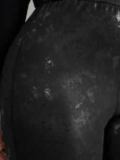 Vintage PU Leather Glitter Skinny Leggings 16 Vintage PU Leather Glitter Skinny Leggings -Bloomchic Shop 4171491 ay