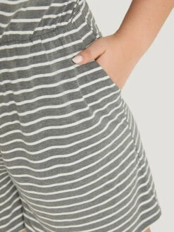 Striped Print Pocket Ties Elastic Waist Jumpsuit 20 Striped Print Pocket Ties Elastic Waist Jumpsuit -Bloomchic Shop 419502906 ko 49b7943c 702e 4a83 9ad2 77f4155d1c70