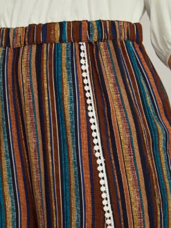 Rainbow Print Wrap Hem Pocket Button Detail Jumpsuit -Bloomchic Shop 433693839 kw