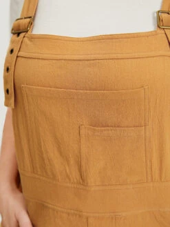 Solid Patched Pocket Overall Cami Jumpsuit -Bloomchic Shop 435463753 wv