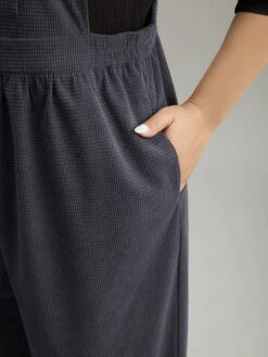 Corduroy Adjustable Straps Gathered Pocket Jumpsuit -Bloomchic Shop 438859255 aw