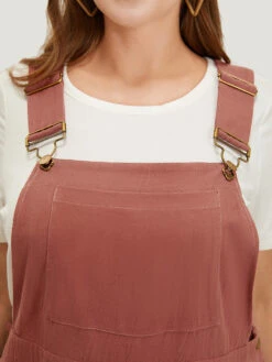 Plain Pocket Button Side Overall Jumpsuit 19 Plain Pocket Button Side Overall Jumpsuit -Bloomchic Shop 44863819 cy