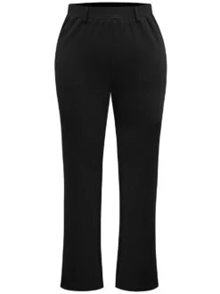 Solid Very Stretchy High Rise Bootcut Thick Pants 13 Solid Very Stretchy High Rise Bootcut Thick Pants -Bloomchic Shop 463760004 yb