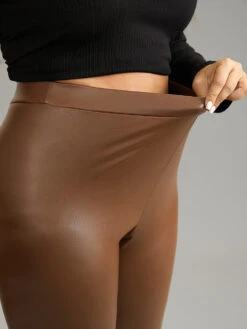 PU Leather Elastic Waist Leggings 10 PU Leather Elastic Waist Leggings -Bloomchic Shop 471788739 tm