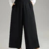 Solid Chiffon Elastic Waist Wide Leg Pants -Bloomchic Shop 47322527 js 9f51acae 7be7 4085 b667 6d729625d583