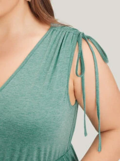 Plain Patched Pocket Zipper Drawstring Shoulder Jumpsuit -Bloomchic Shop 487526218 vs