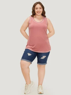 Solid Contrast Stitch Tank Top 15 Solid Contrast Stitch Tank Top -Bloomchic Shop 502254520 ki 7f65aeab 96de 4675 aa34 18216085e353