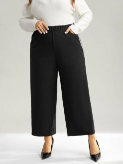 Sequin Patchwork Pocket Wide Leg Pants 11 Sequin Patchwork Pocket Wide Leg Pants -Bloomchic Shop 514259842 rj