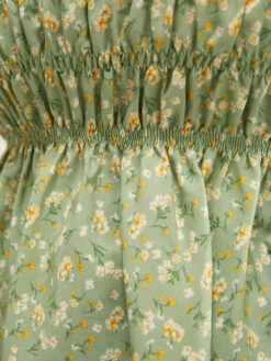 Ditsy Floral Frill Trim Tassels Hem Shirred Off Shoulder Blouse 23 Ditsy Floral Frill Trim Tassels Hem Shirred Off Shoulder Blouse -Bloomchic Shop 525206479 wp