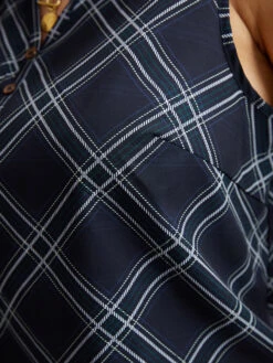 Argyle Plaid Notched Tank Top -Bloomchic Shop 525693807 sj