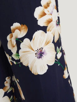 Striped & Floral Patchwork Pocket Jumpsuit -Bloomchic Shop 544741392 dg