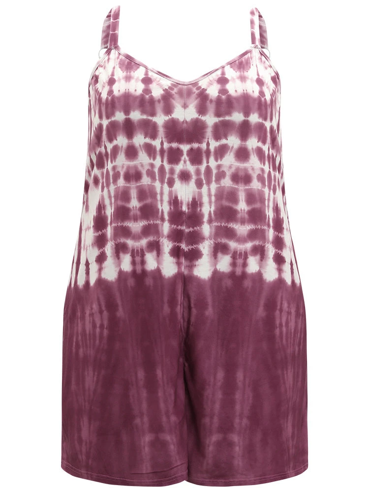 Tie Dye Pocket Adjustable Straps Cami Jumpsuit 11 Tie Dye Pocket Adjustable Straps Cami Jumpsuit - Image 9