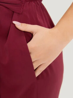 Plain Surplice Neck Twist Front Cami Jumpsuit 16 Plain Surplice Neck Twist Front Cami Jumpsuit -Bloomchic Shop 561608727 kz a9dcea6a 9d12 4b15 b8c1 3c2b53330bd8