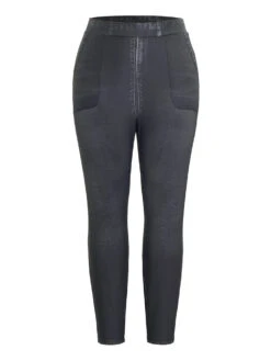 Denim Effect Print Pocket Leggings -Bloomchic Shop 56746688 hu ccc0f9cd 97c9 41ca a649 92443ec352db