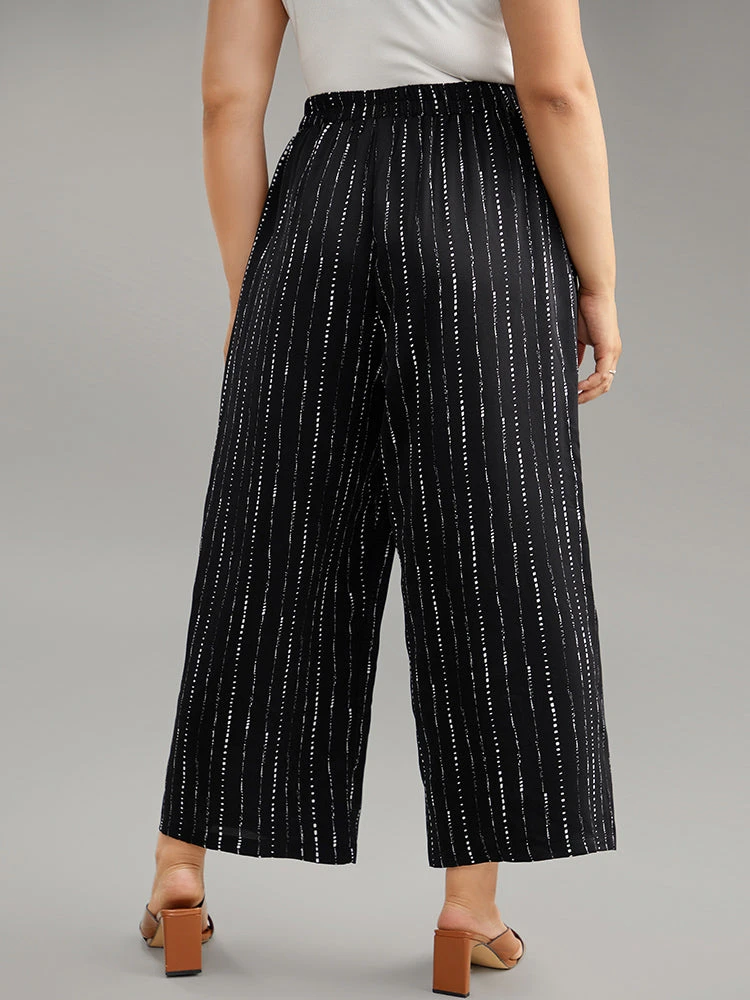 Polka Dot Striped Ties Wide Leg Pants 4 Polka Dot Striped Ties Wide Leg Pants - Image 2