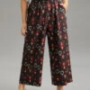 Moroccan Print Elastic Waist Wide Leg Pants 2 Moroccan Print Elastic Waist Wide Leg Pants -Bloomchic Shop 573246402 sr