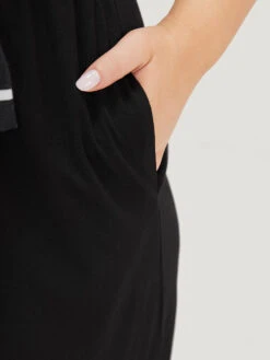 Striped Patchwork Pocket Wrap Belted Sleeveless Jumpsuit -Bloomchic Shop 578451898 ap 2f683a2d 3951 4ecd a0be bbecc7464f8f