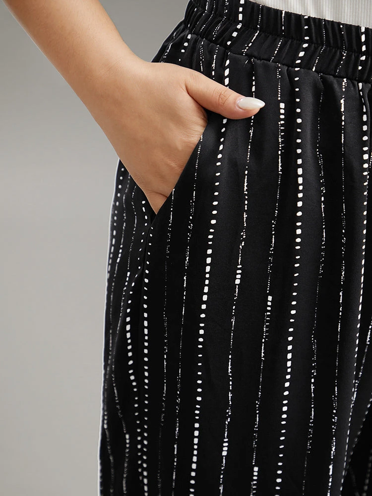 Polka Dot Striped Ties Wide Leg Pants 8 Polka Dot Striped Ties Wide Leg Pants - Image 6