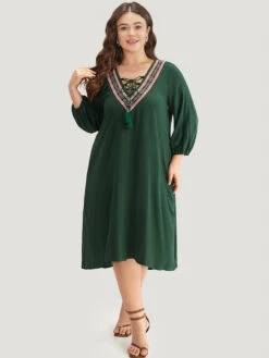 Contrast Webbing Lace Up High Low Hem Dress -Bloomchic Shop 592335291 jd