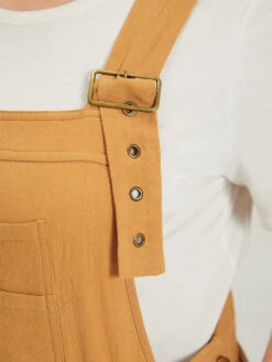 Solid Patched Pocket Overall Cami Jumpsuit -Bloomchic Shop 59867681 ib