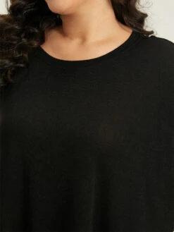 Striped Patchwork Colorblock Contrast Crew Neck Sweatshirt -Bloomchic Shop 609349094 fh