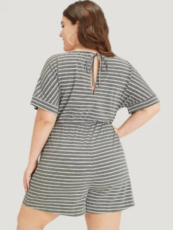 Striped Print Pocket Ties Elastic Waist Jumpsuit 16 Striped Print Pocket Ties Elastic Waist Jumpsuit -Bloomchic Shop 622776351 gx 16402804 6259 433c a26f 7ead931cad88