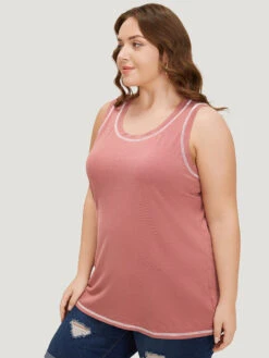 Solid Contrast Stitch Tank Top 14 Solid Contrast Stitch Tank Top -Bloomchic Shop 624584567 iw fcf7ed15 4562 43f6 89b2 5f31cb7dba34