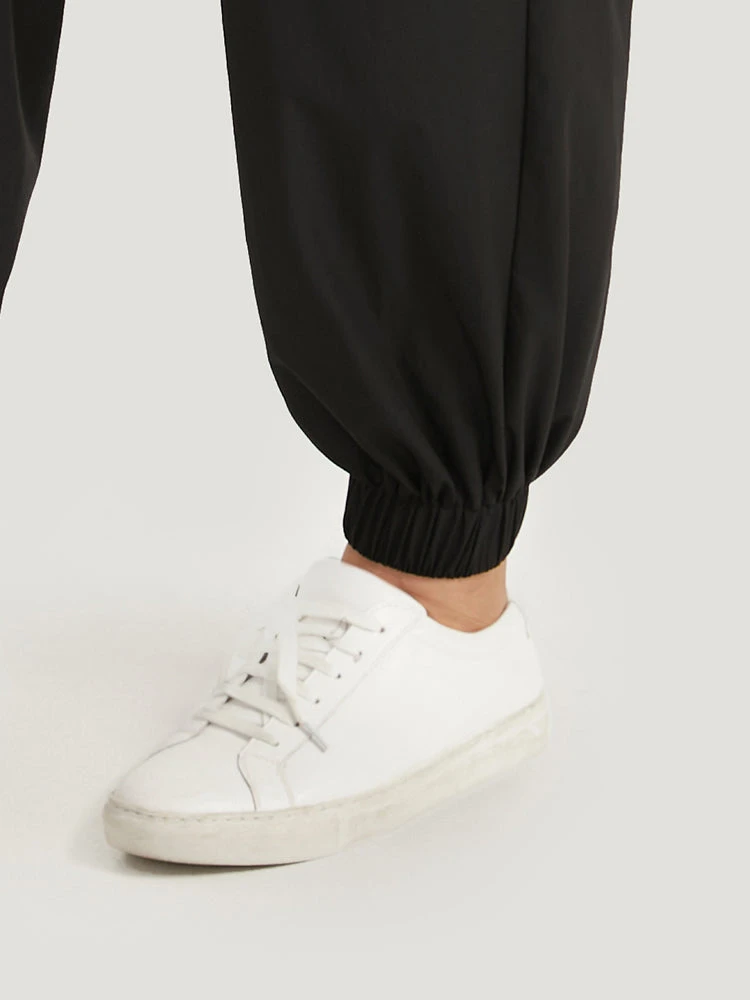 Solid Pocket Back Crisscross Elastic Waist Jumpsuit 9 Solid Pocket Back Crisscross Elastic Waist Jumpsuit - Image 7