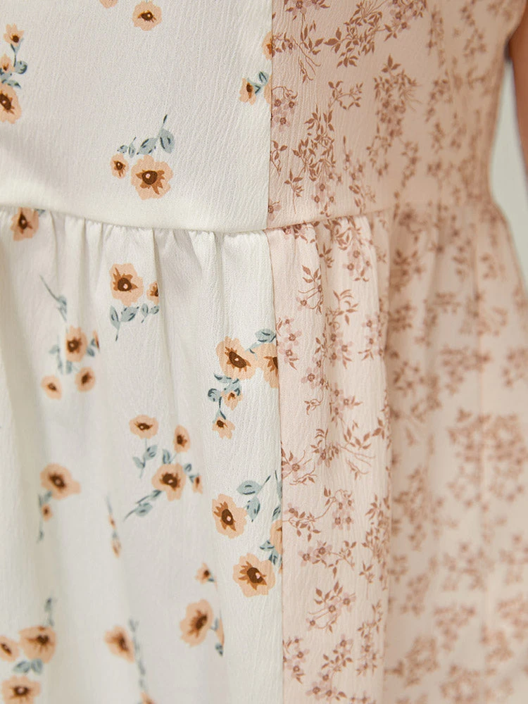 Ditsy Floral Patchwork Flutter Hem Cami Top 10 Ditsy Floral Patchwork Flutter Hem Cami Top - Image 8