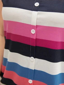 Striped Contrast Button Detail Scoop Neck Tank Top 17 Striped Contrast Button Detail Scoop Neck Tank Top -Bloomchic Shop 677577910 qv