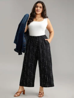 Polka Dot Striped Ties Wide Leg Pants 14 Polka Dot Striped Ties Wide Leg Pants -Bloomchic Shop 682103857 xs