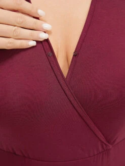 Plain Crochet Lace Mesh Surplice Neck Bodysuit 16 Plain Crochet Lace Mesh Surplice Neck Bodysuit -Bloomchic Shop 687141309 zf