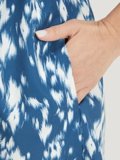 Batik Print Ruffle Sleeve Pocket Elastic Waist Jumpsuit -Bloomchic Shop 709721585 gm