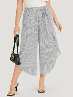 Striped Print Belted Wrap Hem Loose Pants 18 Striped Print Belted Wrap Hem Loose Pants -Bloomchic Shop 710748251 ea fa7fe9c2 95c0 4161 80ec e9aed8e35fe2