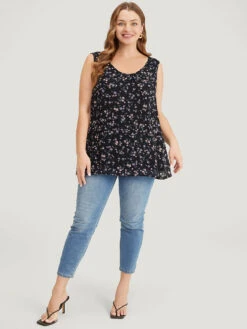 Ditsy Floral Crisscross Backless Tank Top -Bloomchic Shop 715756202 zz 99e59f1f a6c8 4c3c a445 230e0dde4f91
