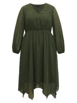 Plain Textured V Neck Hanky Hem Dress 25 Plain Textured V Neck Hanky Hem Dress -Bloomchic Shop 721763137 bx e6ba10ce 9ce9 4bcd 931a 23bc8f9cb908