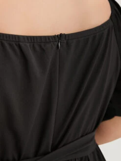 Plain Square Neck Pocket Belted Zipper Jumpsuit -Bloomchic Shop 741225214 fm e73a2997 d52b 43fa b2fe eb23b92c235c