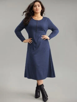 Solid Button Up Pocket Dress -Bloomchic Shop 741871227 ny 7603625e 8e6f 4164 9974 9f5ee069738d