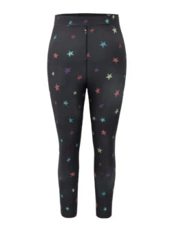 Supersoft Essentials Star High Rise Elastic Waist Leggings -Bloomchic Shop 753606584 ia