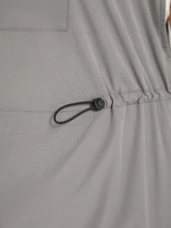 Solid Flap Pocket Drawstring Side Overall Jumpsuit -Bloomchic Shop 763397708 vo