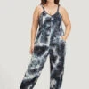 Tie Dye Pocket Patchwork Cami Jumpsuit 2 Tie Dye Pocket Patchwork Cami Jumpsuit -Bloomchic Shop 765526956 kh