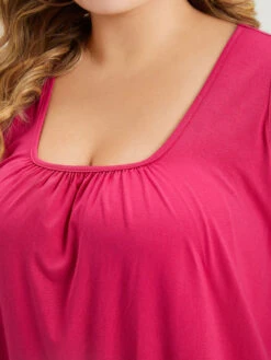 Solid Plicated Detail Square Neck Tank Top 15 Solid Plicated Detail Square Neck Tank Top -Bloomchic Shop 768175166 ra